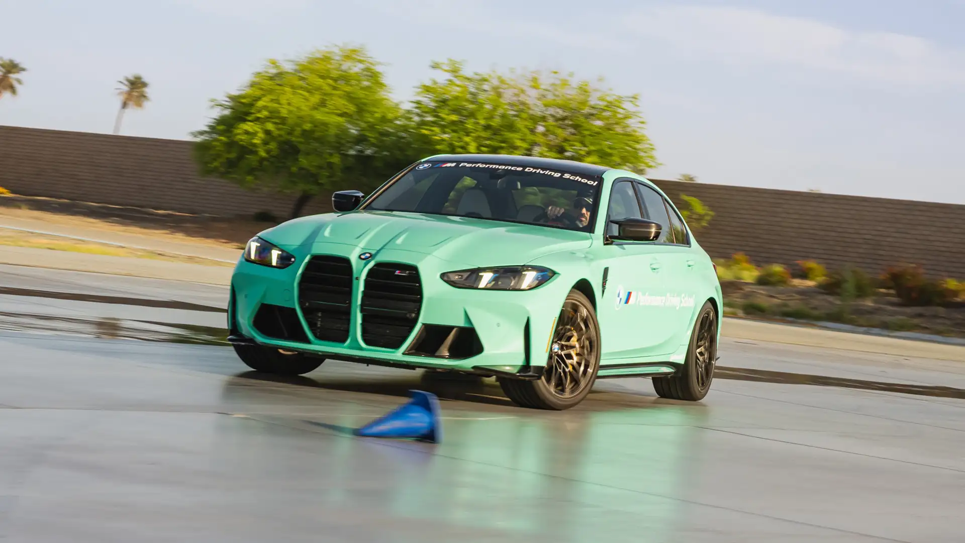 BMW M3 drifting in Thermal