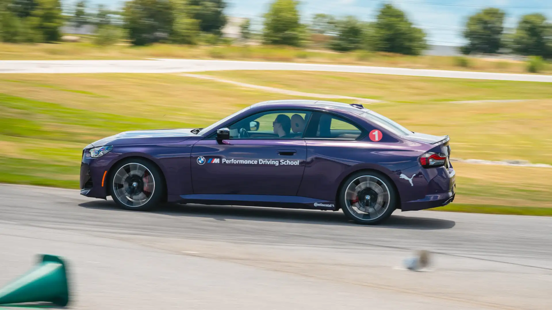 BMW M240i double lane change