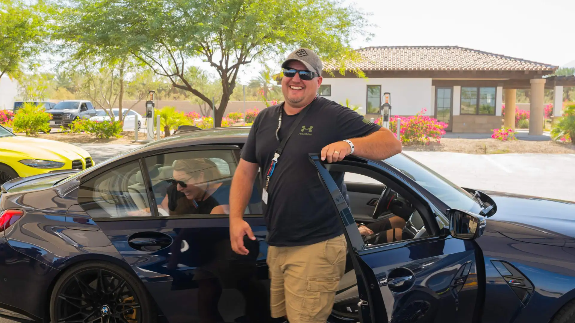 BMW Hot lap happy customer