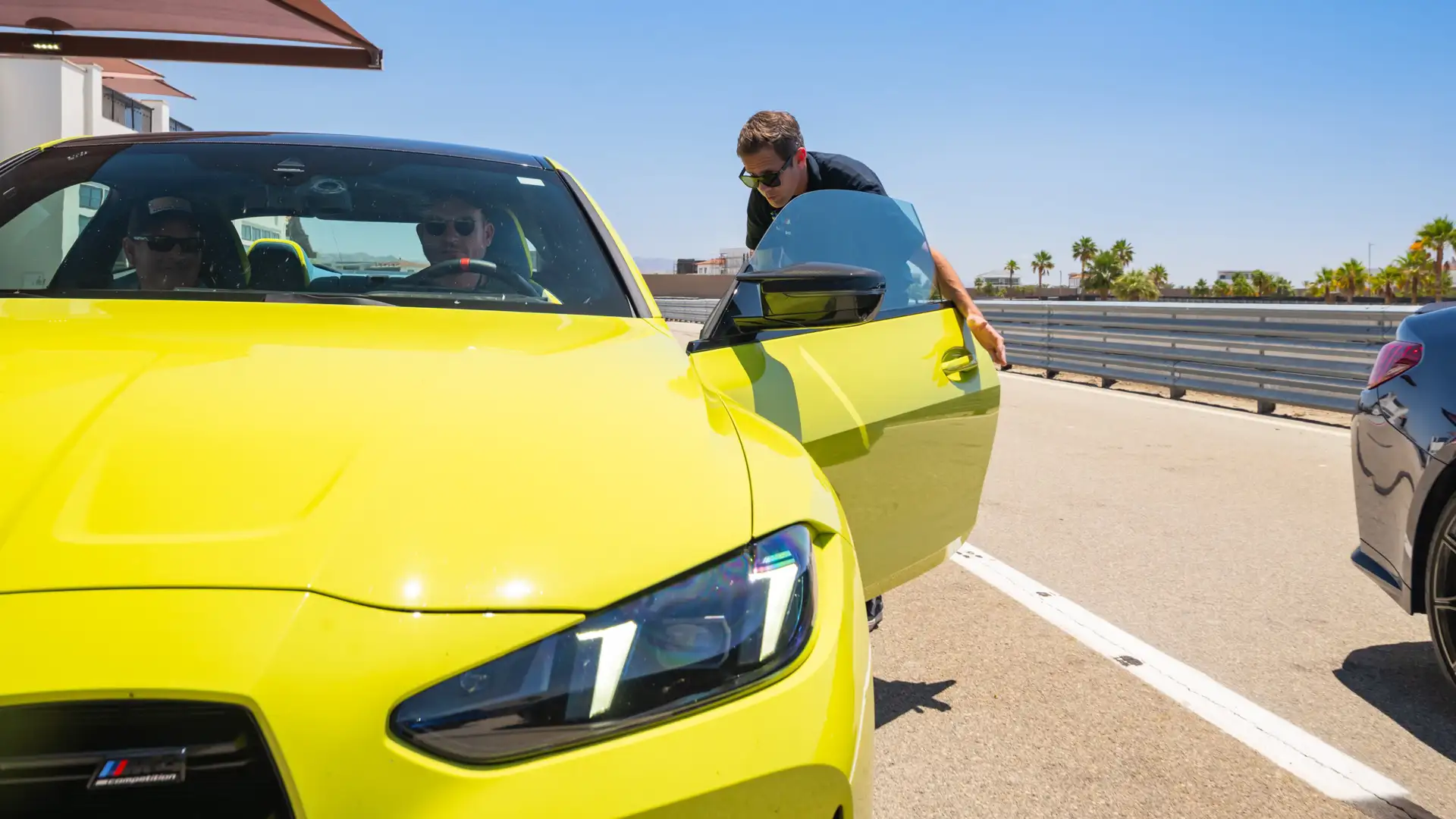 BMW Instructor assisting