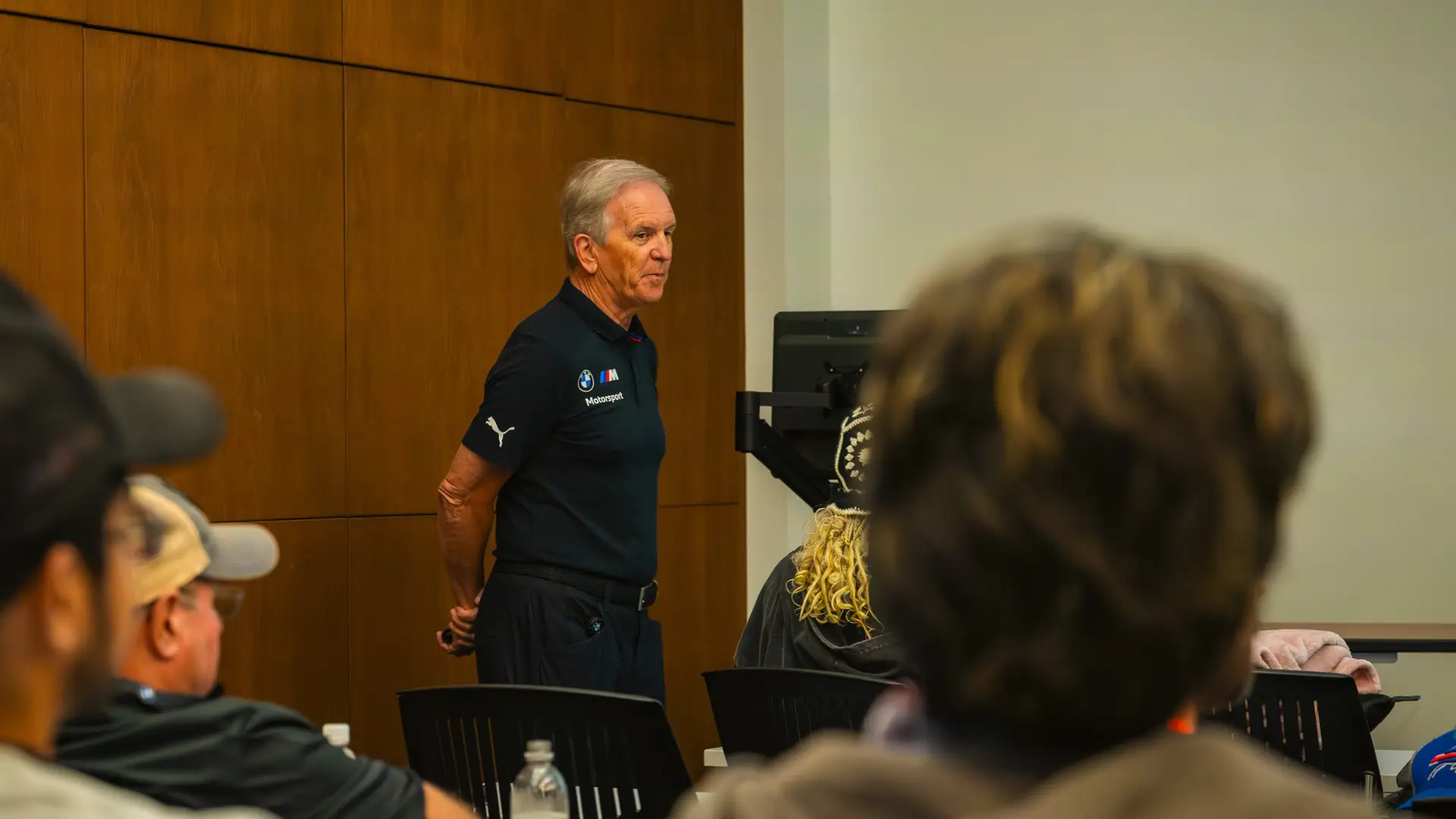 BMW Instructor in class