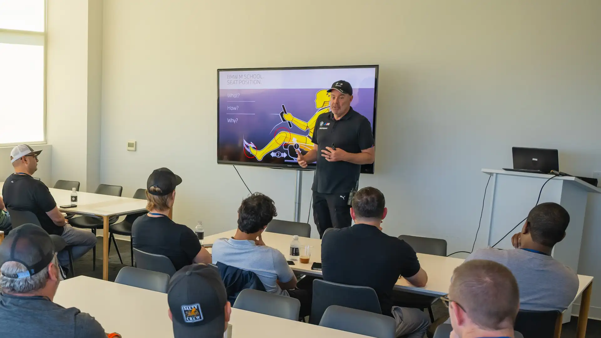 BMW Instructor teaching