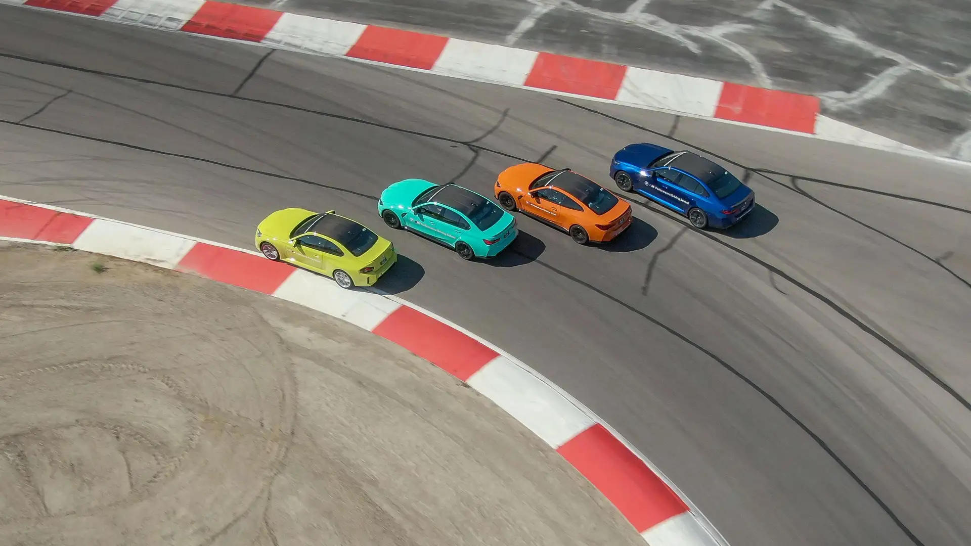 BMW M cars at the Thermal Club