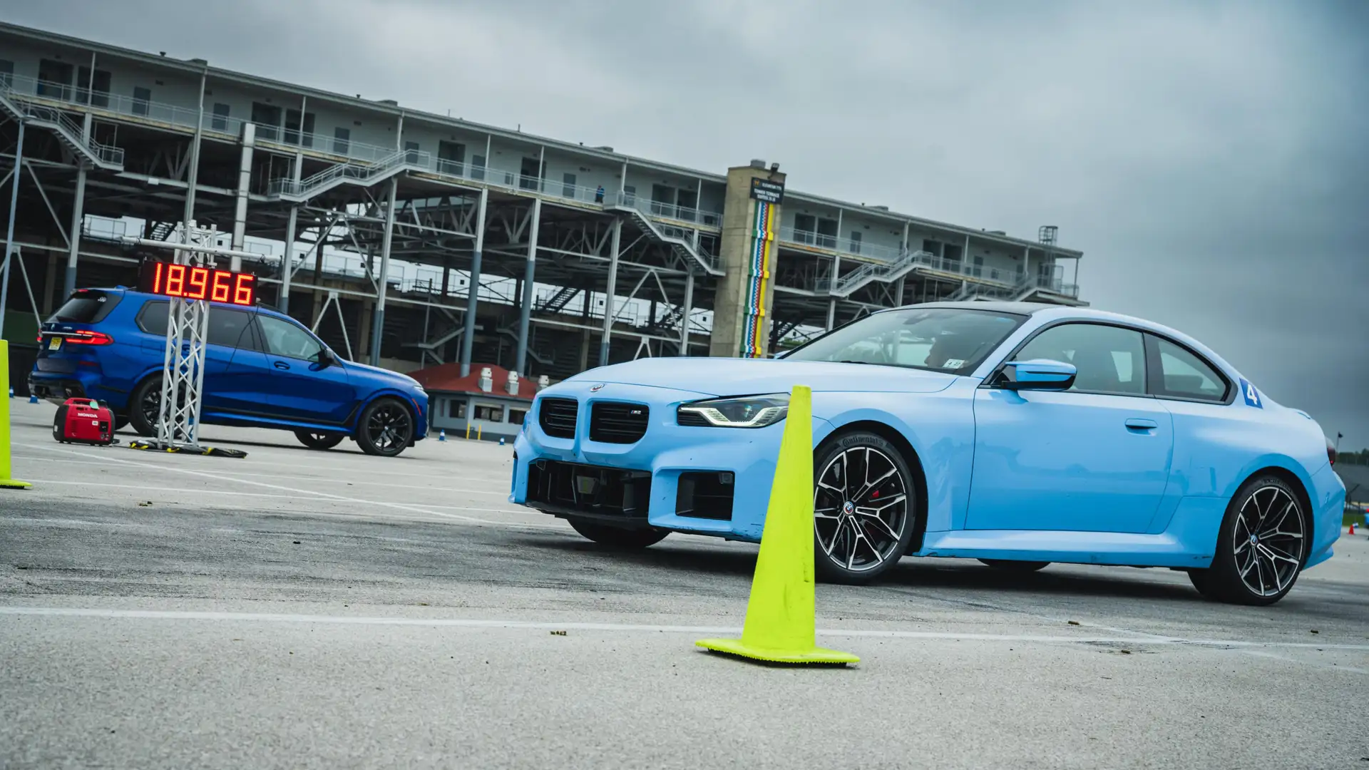 BMW M2 on timed autocross