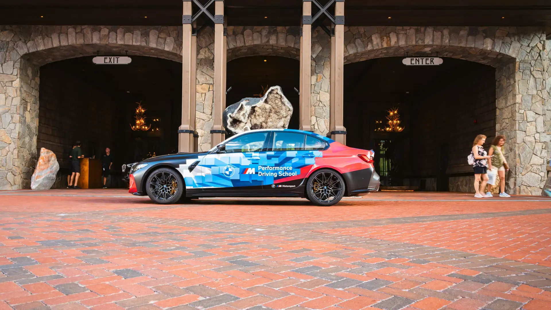 BMW M3 in front of Grand Bohemian Lodge