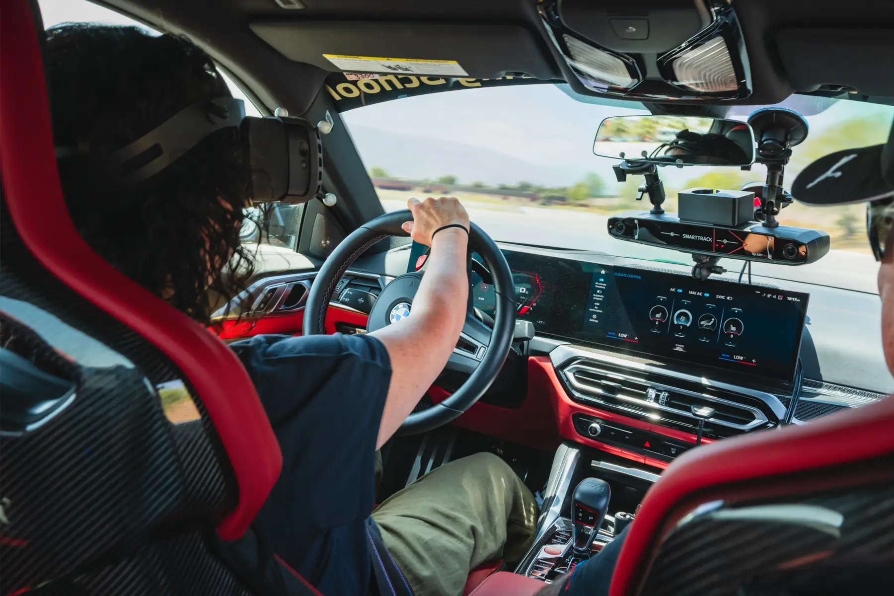 BMW M4 mixed reality driver