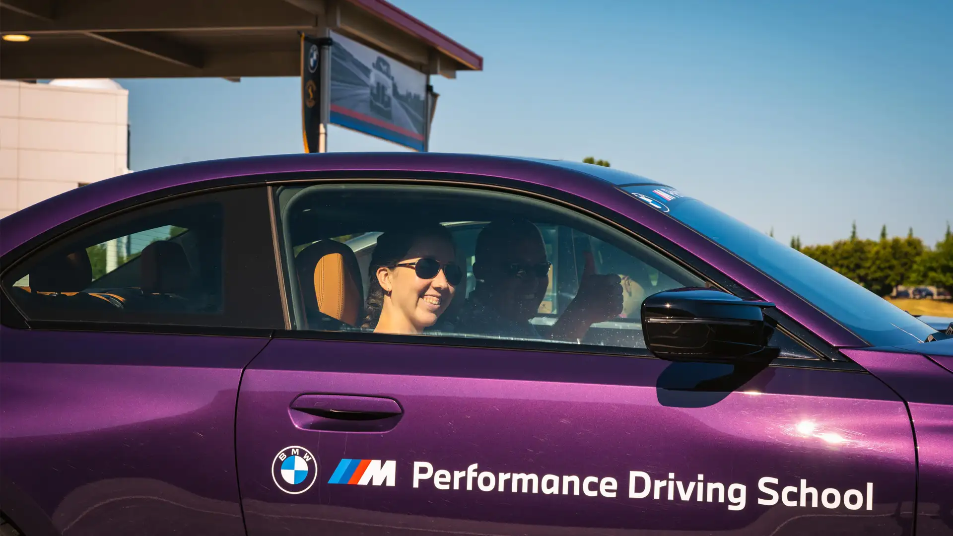 BMW Performance Driving School students