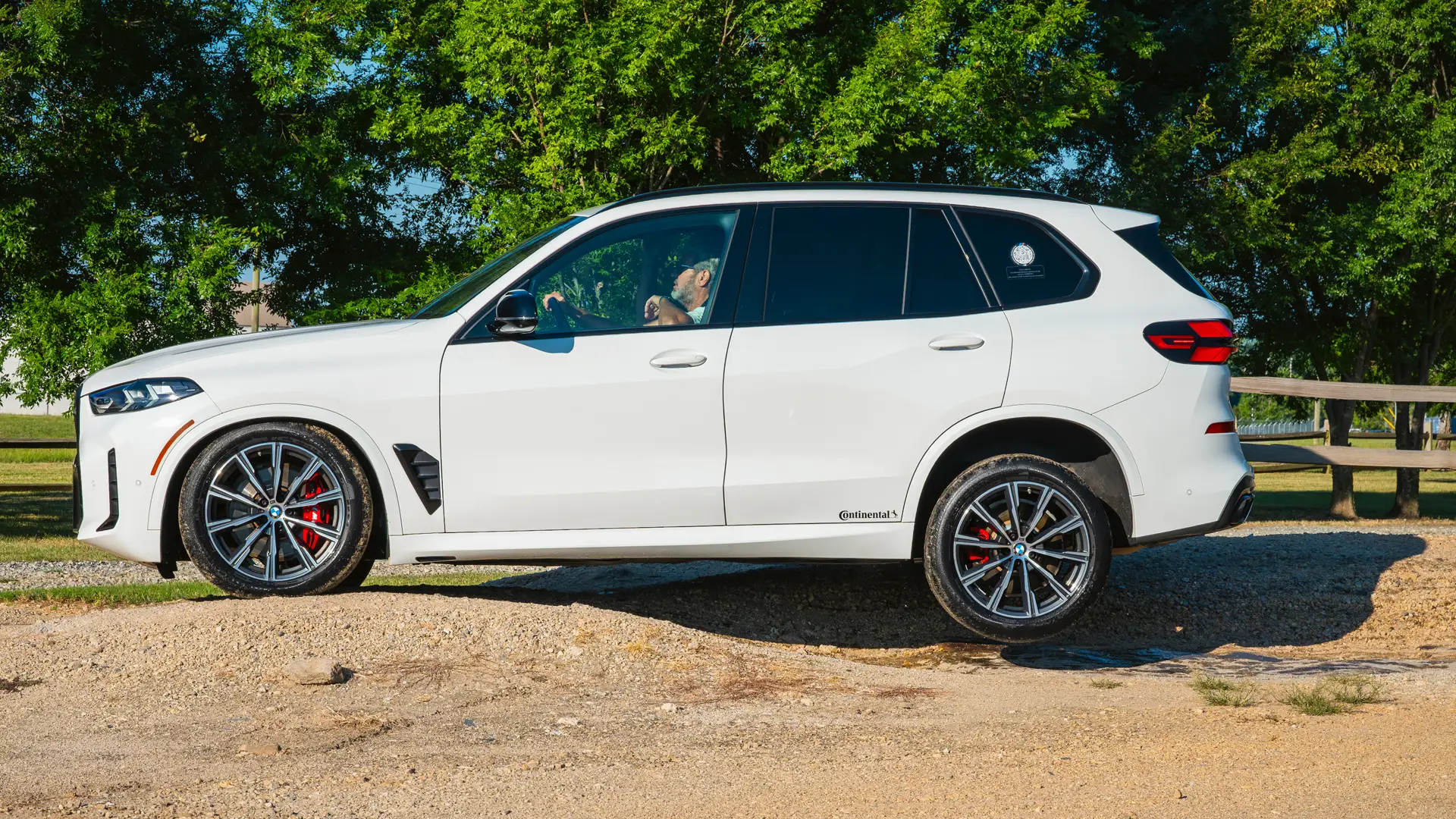 BMW X5 off-road in South Carolina