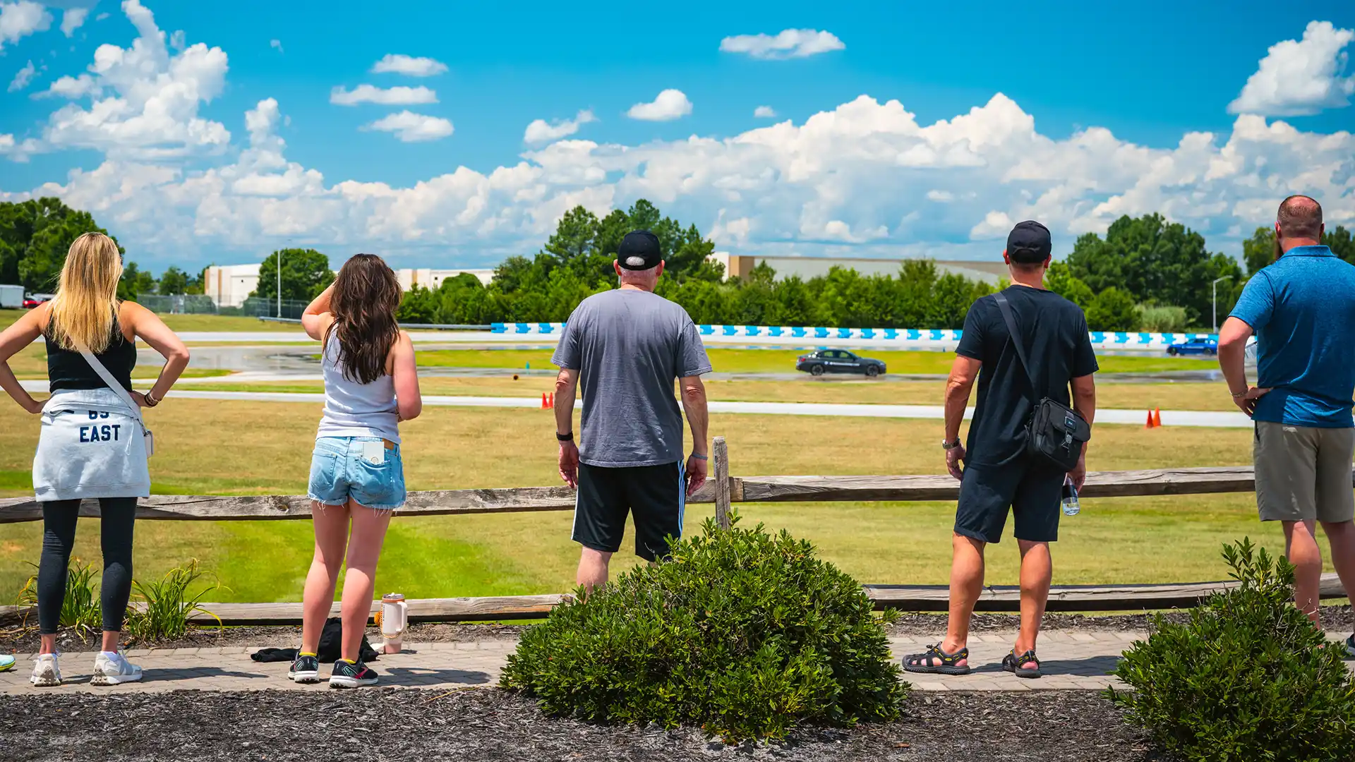 BMW driving experience observing track