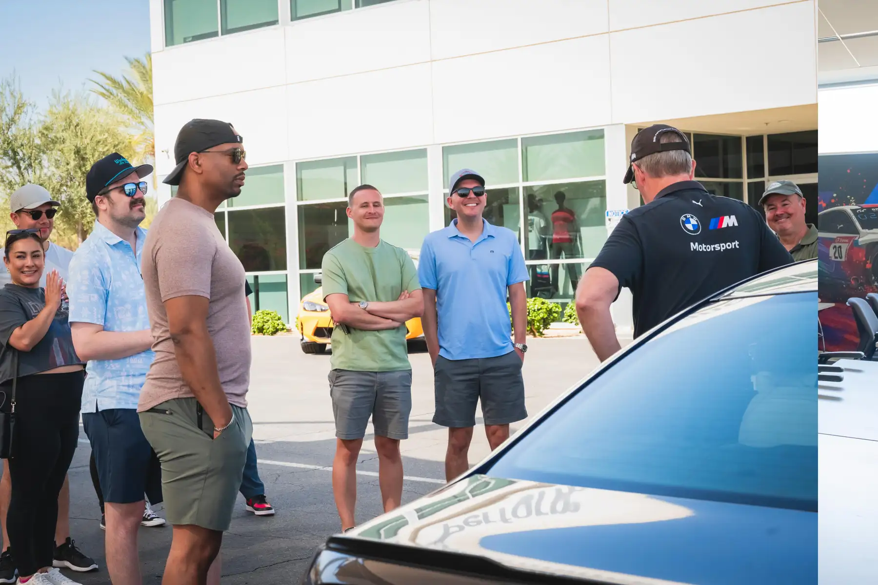 BMW driving instructor