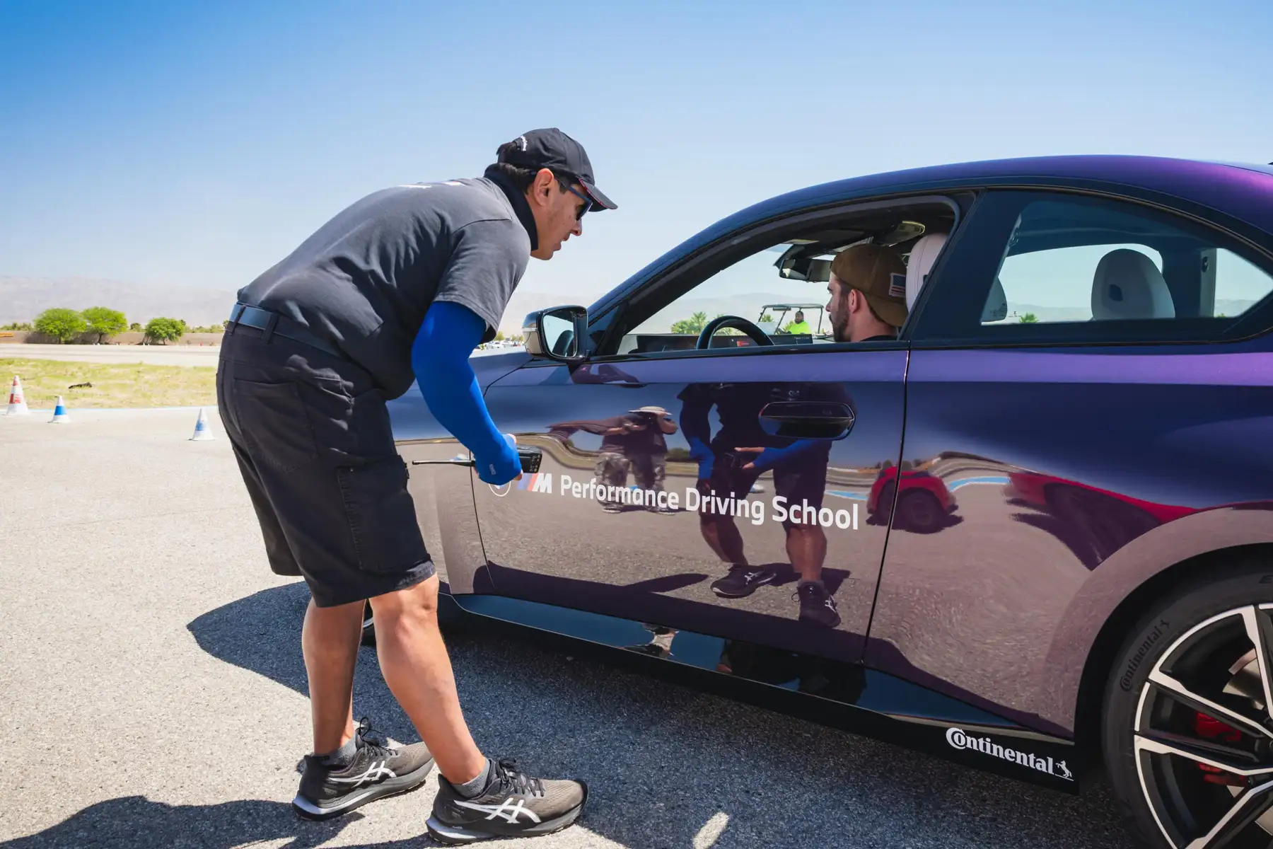 BMW driving instructor