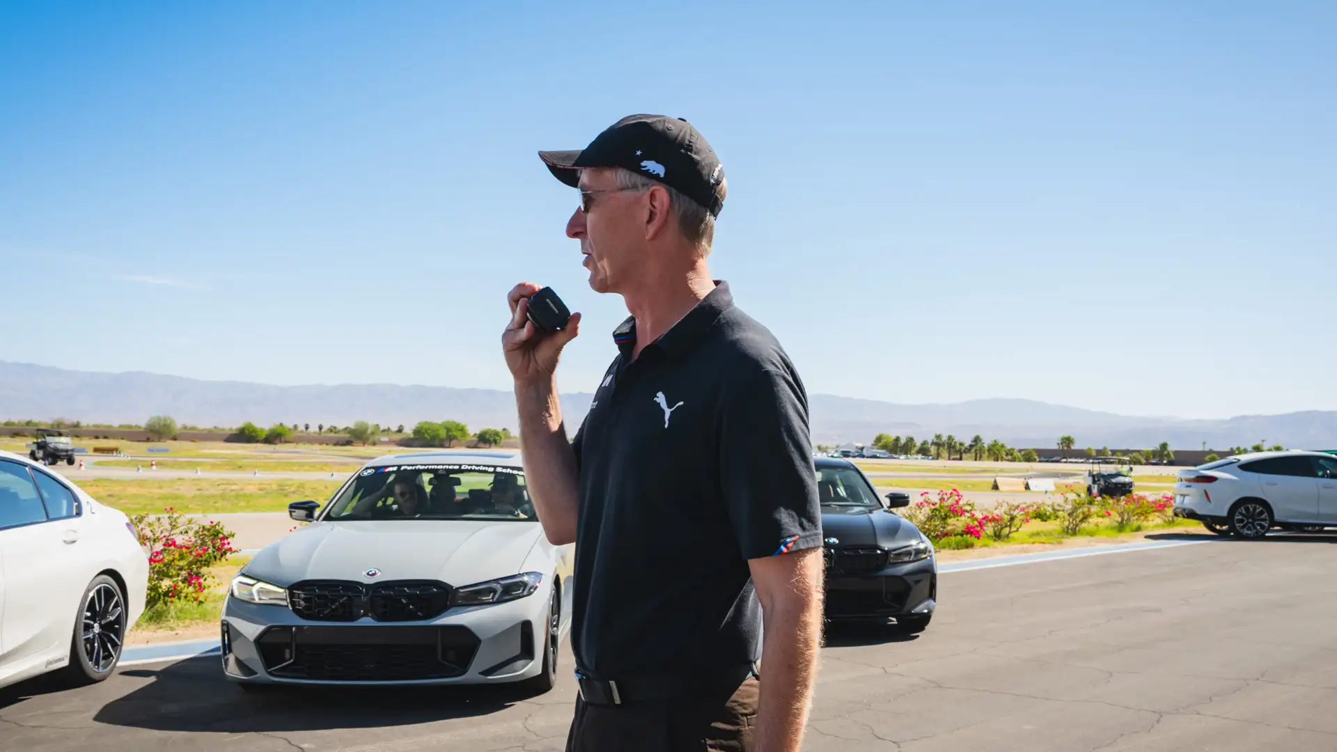 BMW driving instructor