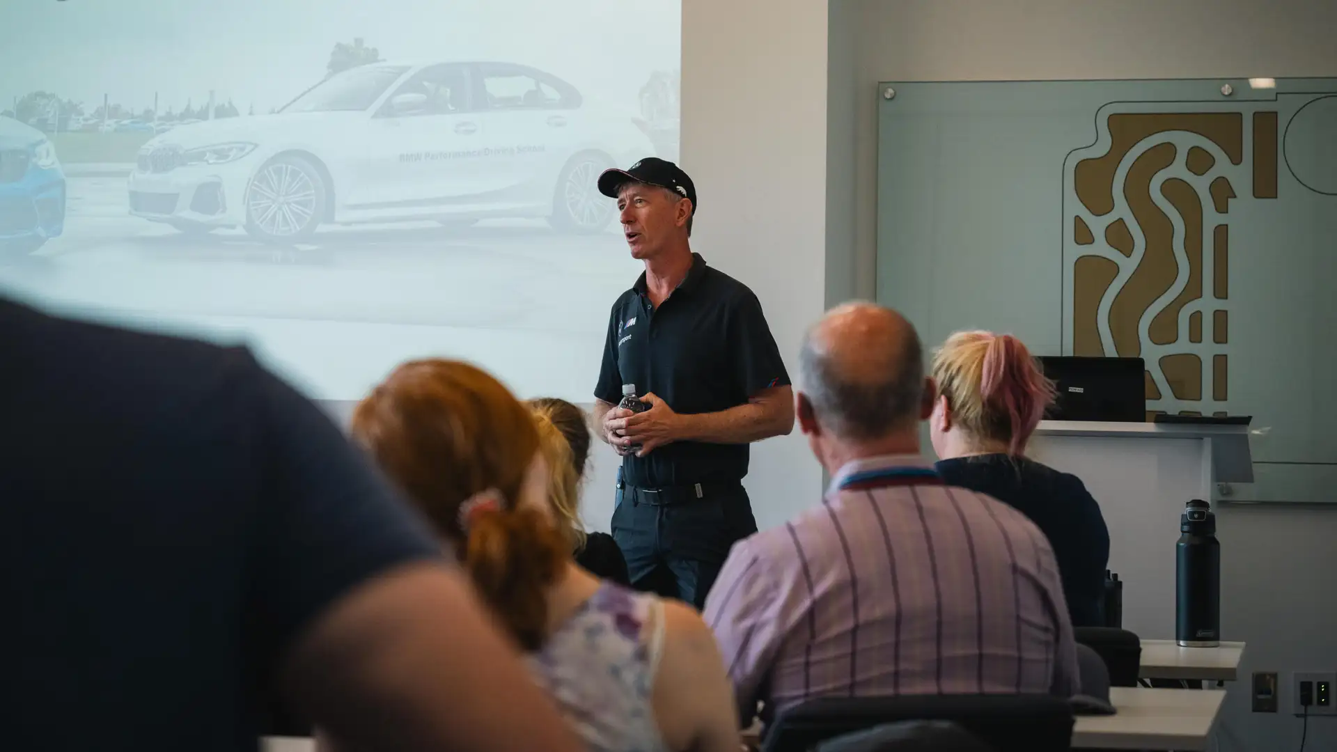 BMW driving school instructor