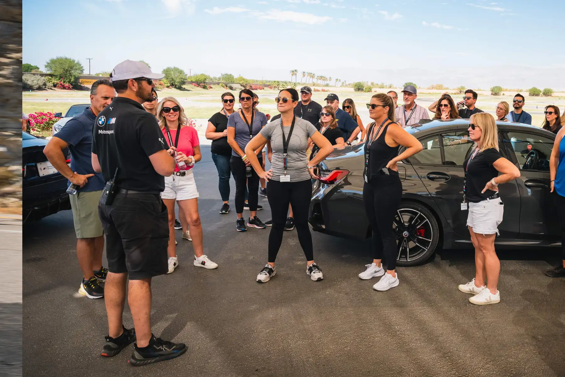 BMW driving school instructor