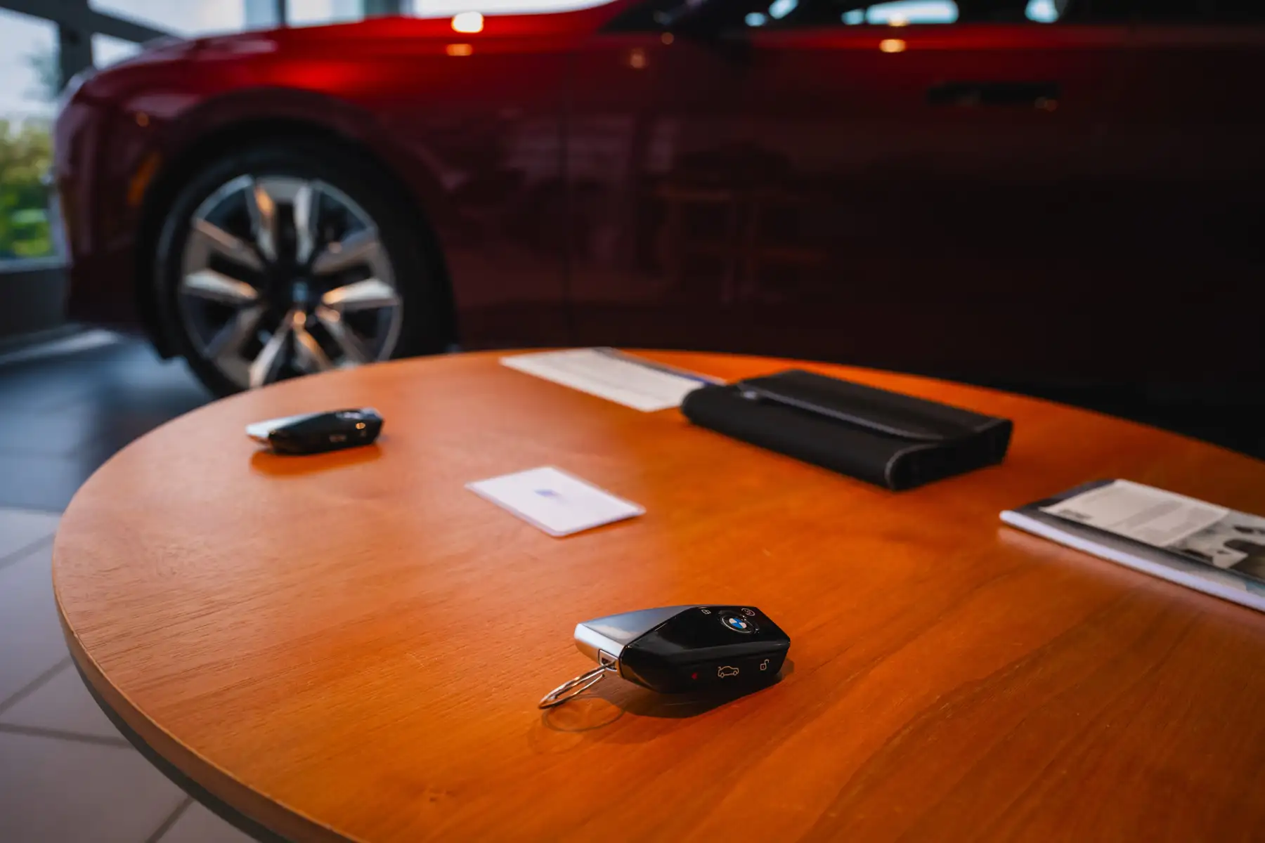 BMW keys on delivery day