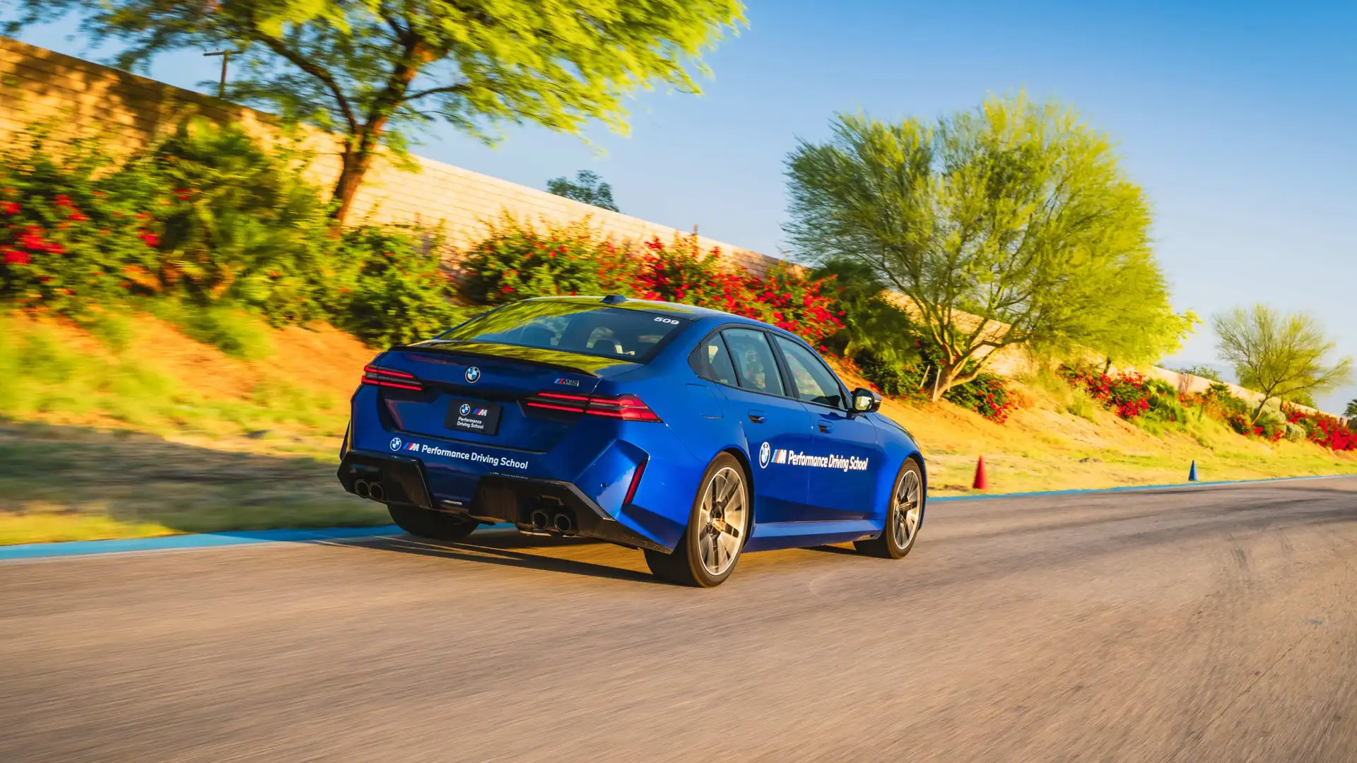 Corner entry in BMW M5