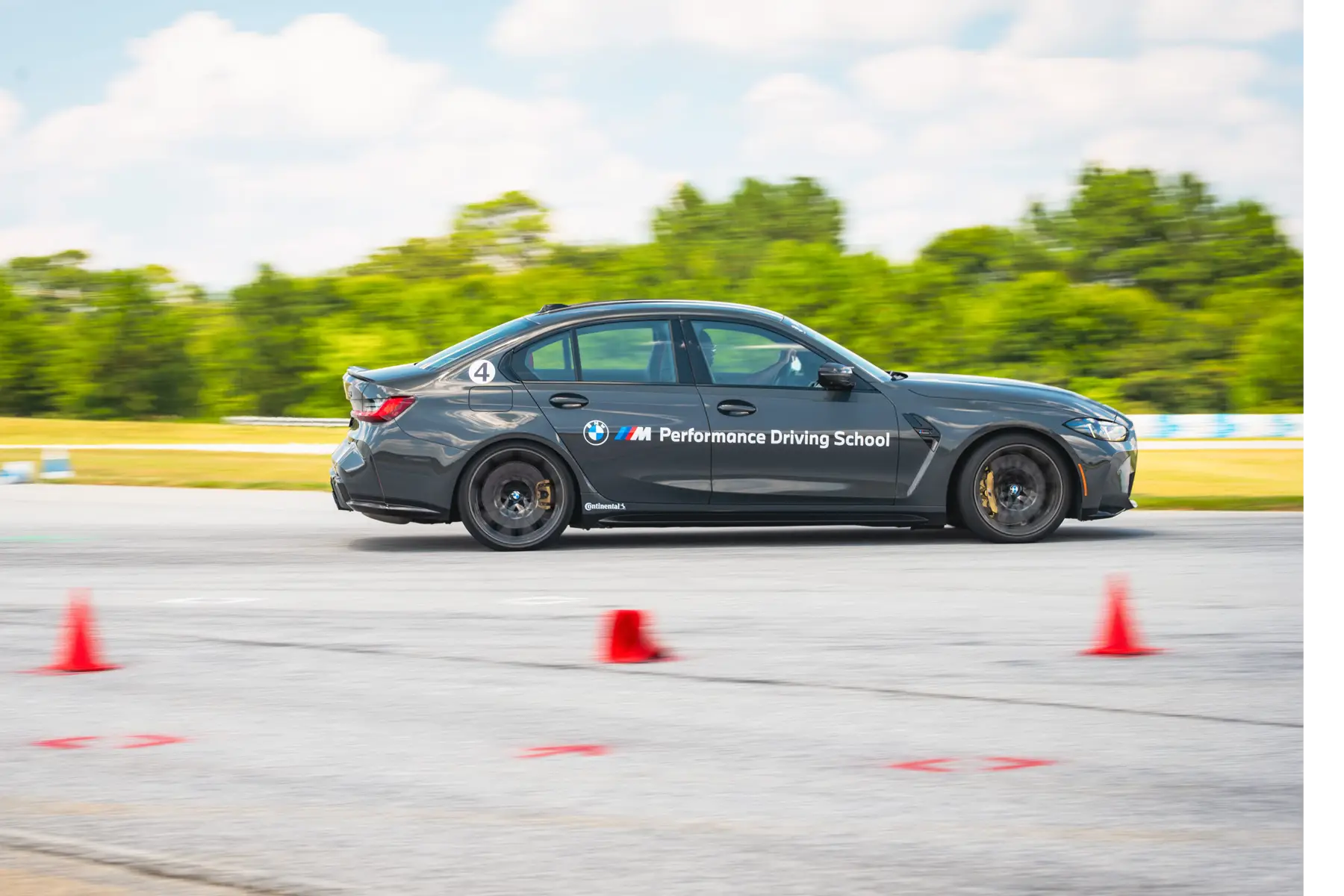 Dravit Grey BMW M3 on track