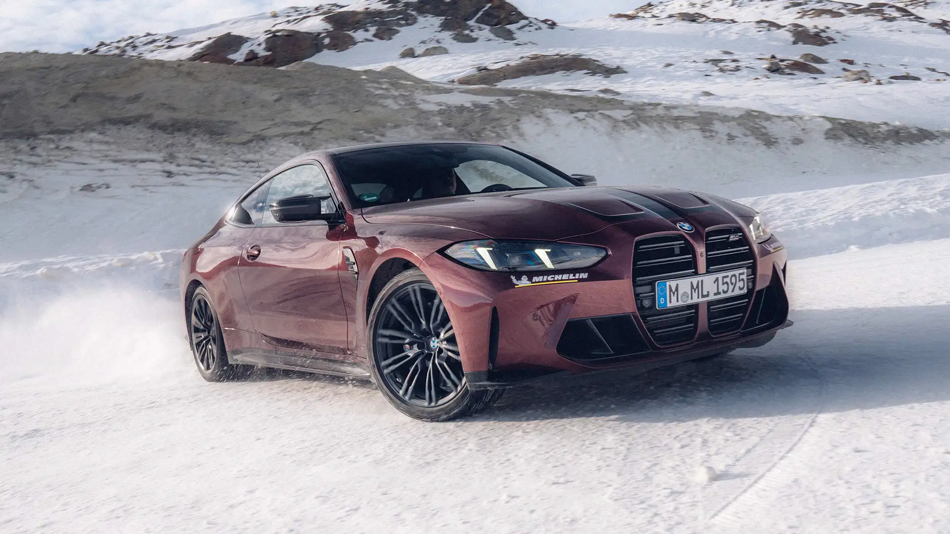 Drifting on ICE in BMW M4
