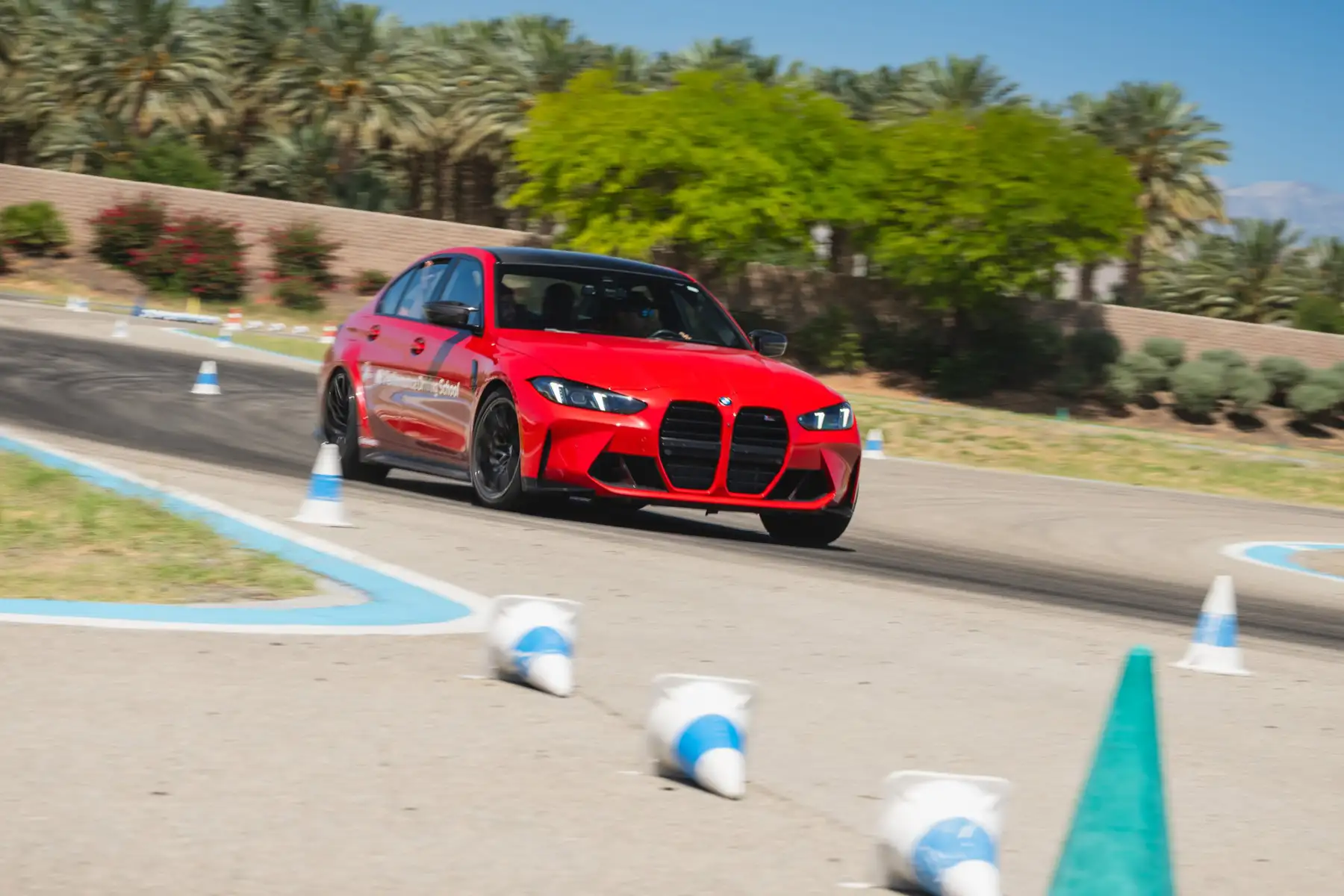 M Drivers Package - BMW M3 on autocross track