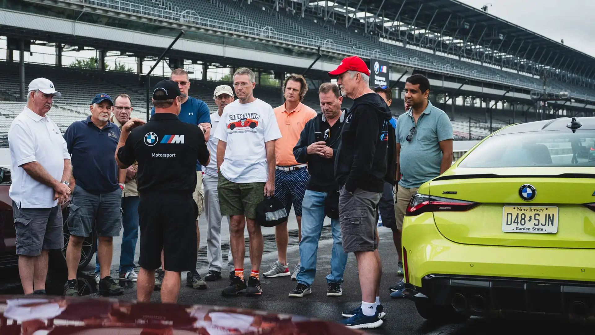 Group of BMW Performance School students