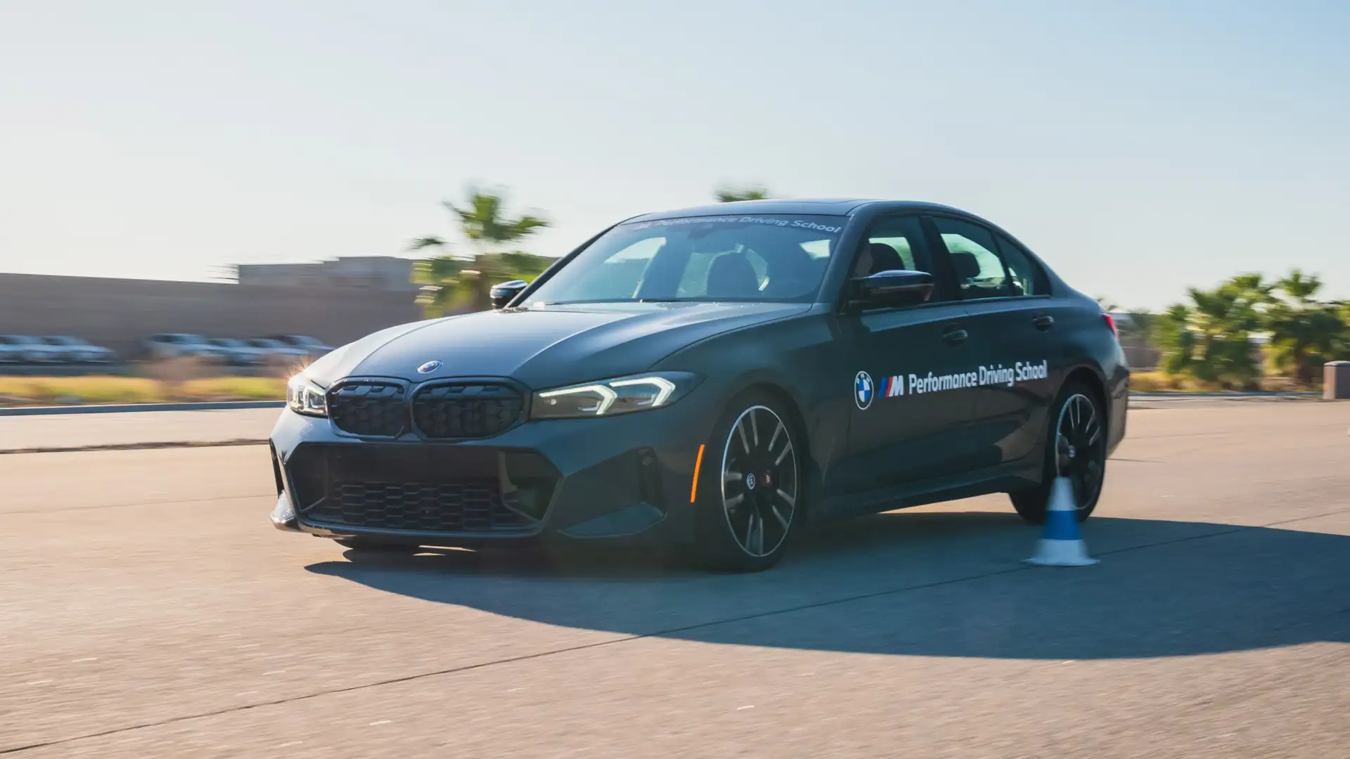 Handling course in BMW M340i