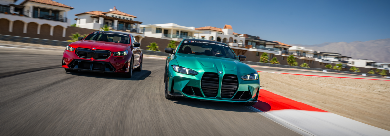 Red and green BMWs, holiday sale