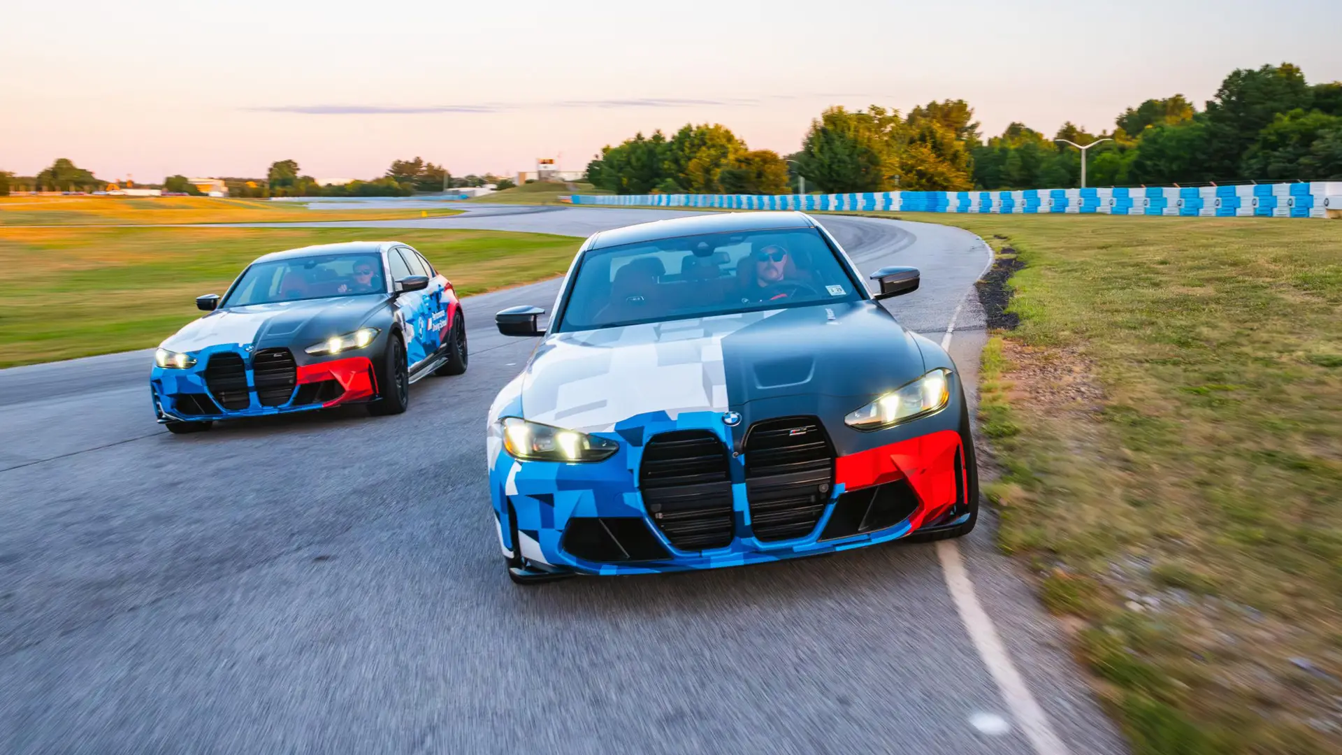 Student smiling at the BMW M School