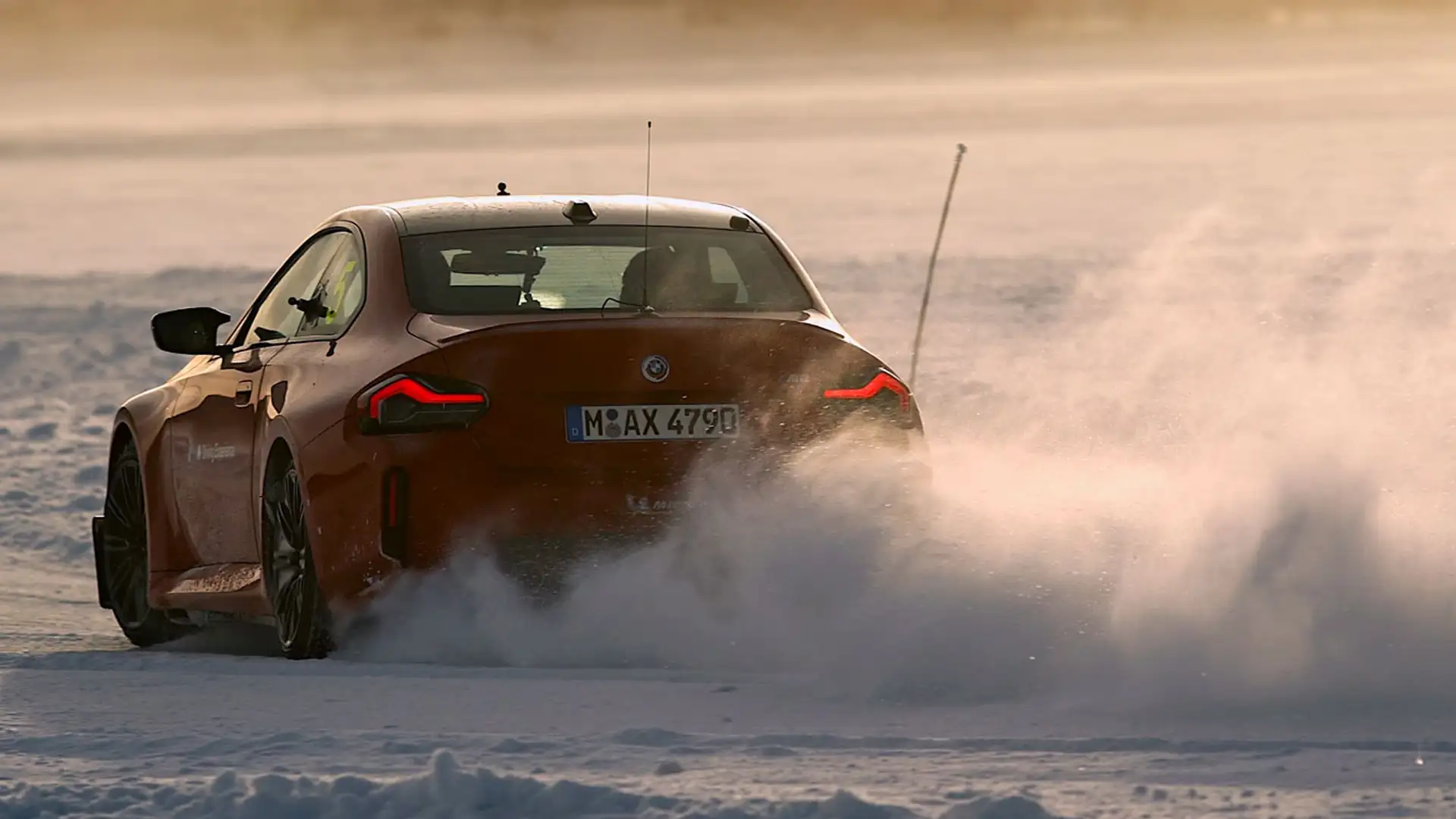 Winter driving in BMW M2