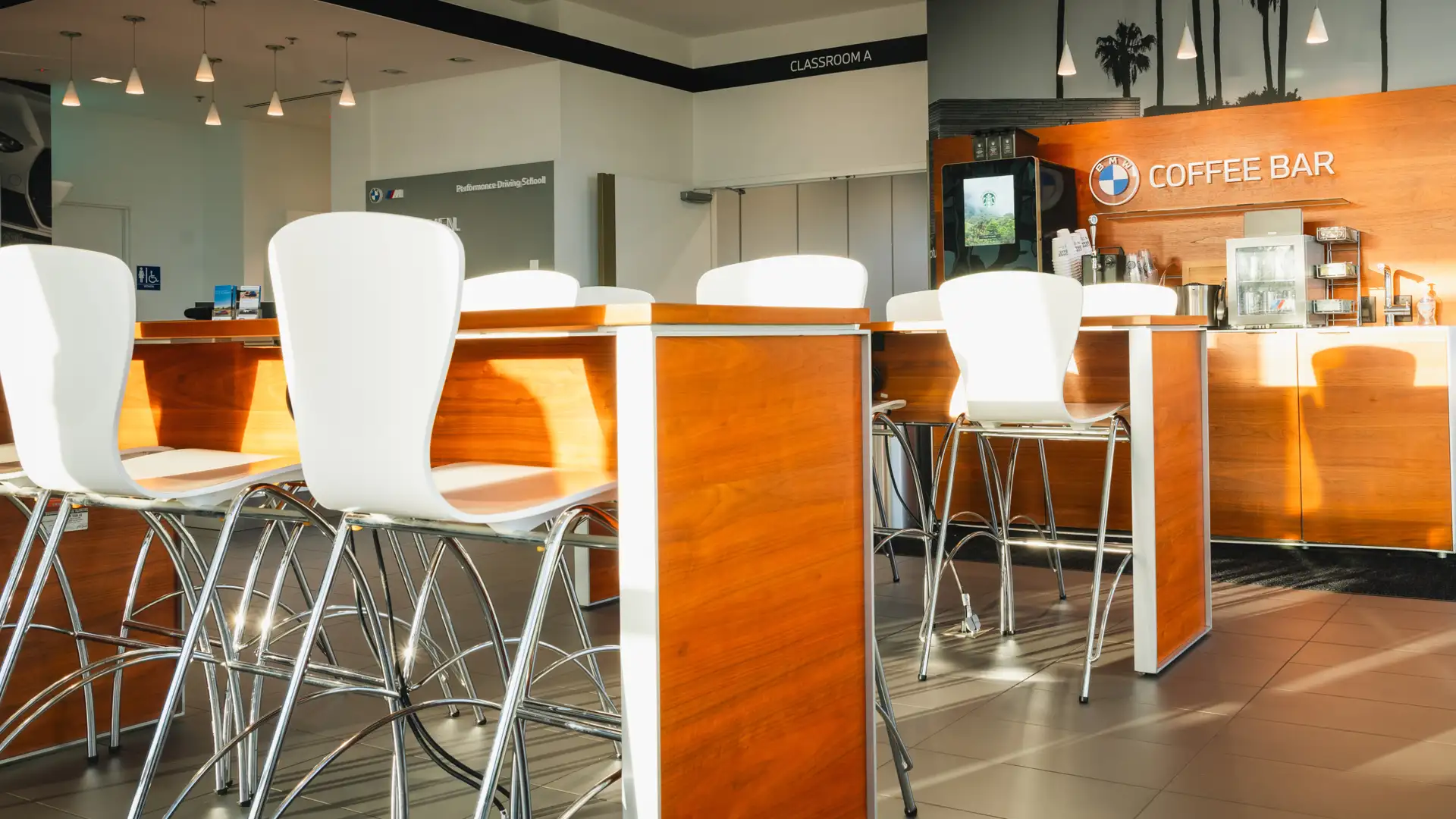 BMW coffee bar