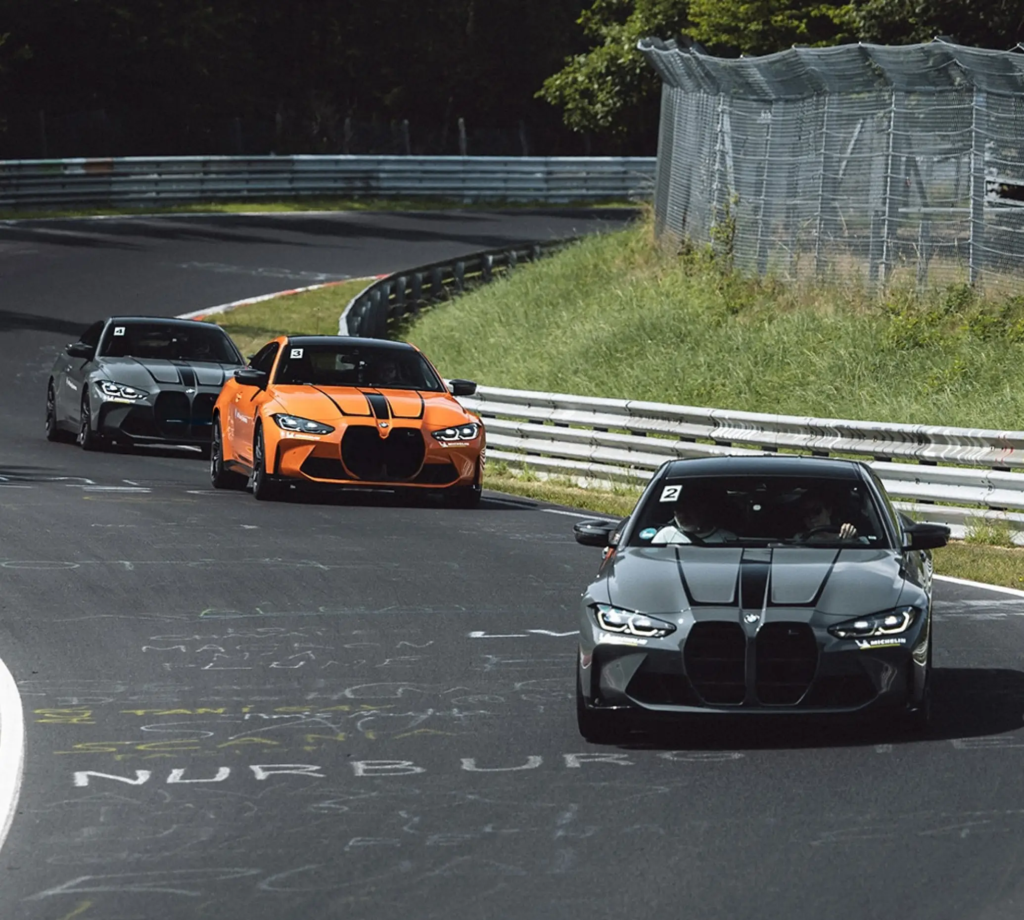 BMW Nürburgring racing line