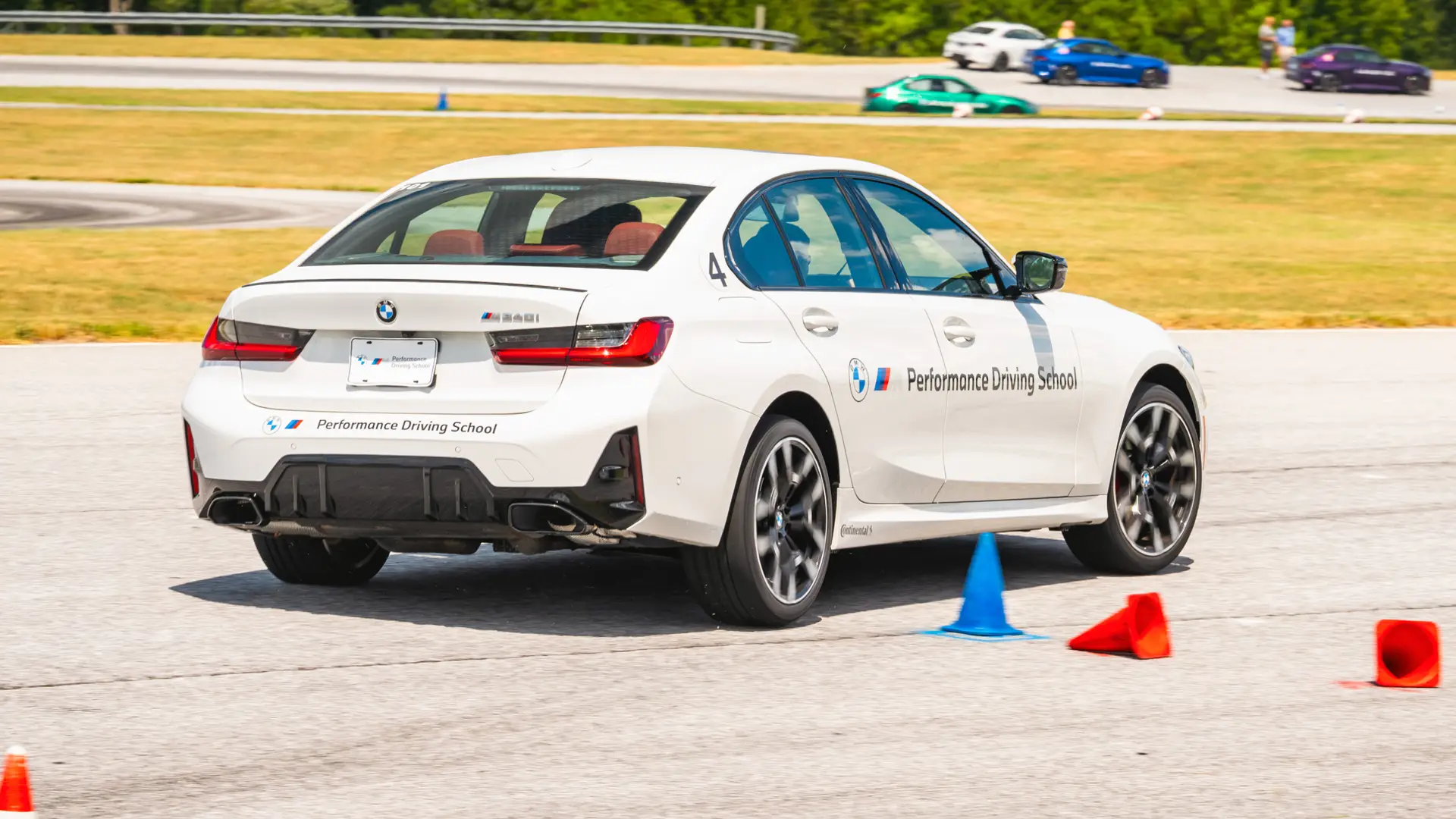 BMW Teen Driving School learning double lane change